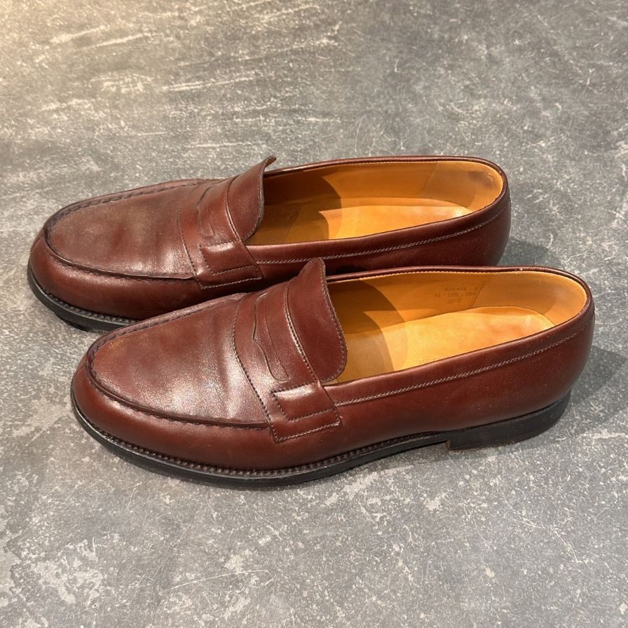 【J.M.WESTON】ジェイエムウエストン 180 ローファー カーフ ブラウン（茶系） サイズ UK5.5C ラスト