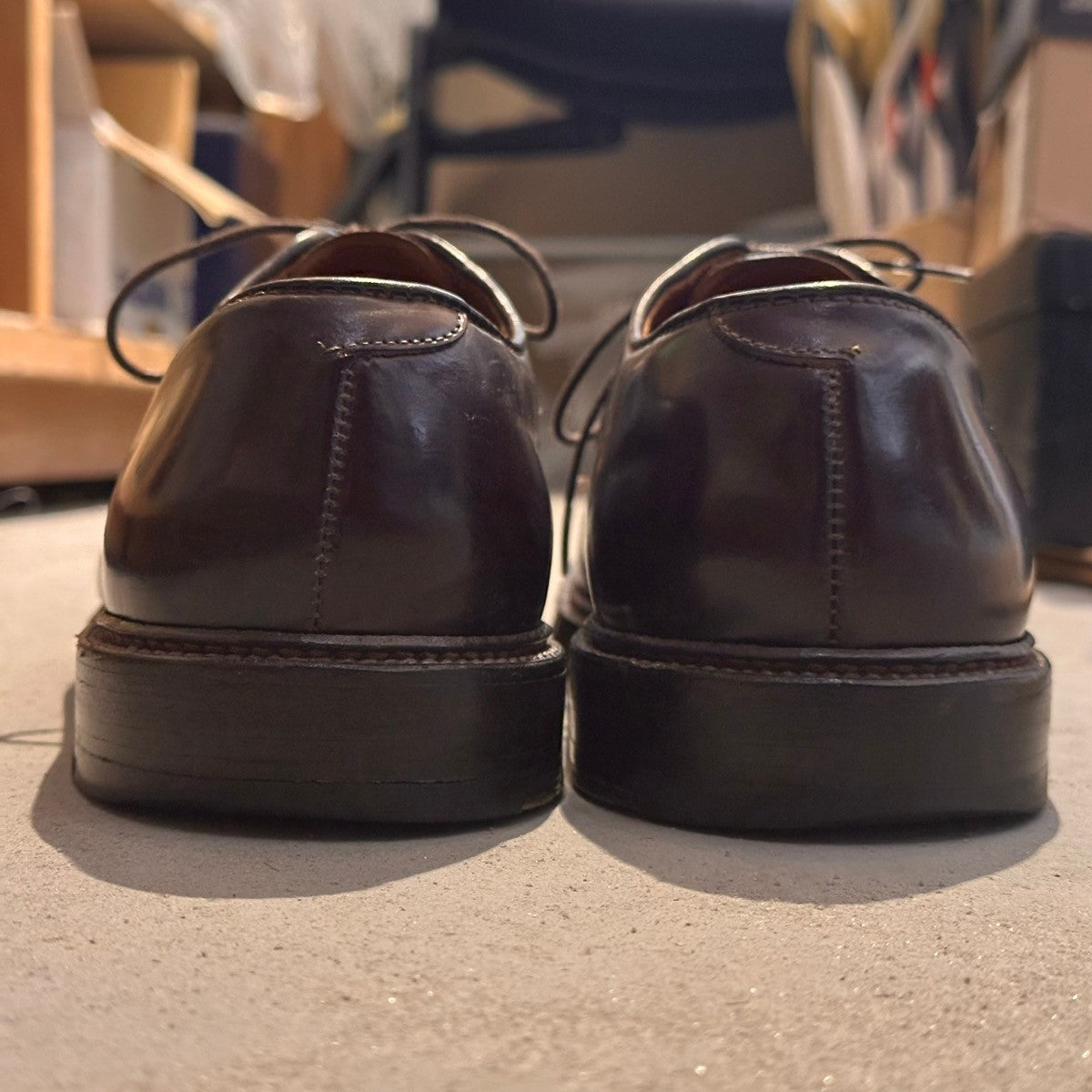 【ALDEN】オールデン 990 プレーントゥ コードバン ダークバーガンディ サイズ US10D バリーラスト