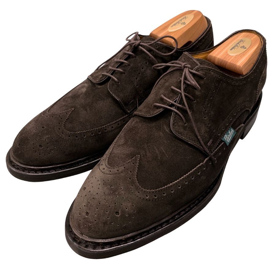 【極美品】paraboot UK7 26cmスエード黒 箱、正規品証明有 楽天市場】PARABOOT パラブーツ MICHAEL ミカエル チロリアン