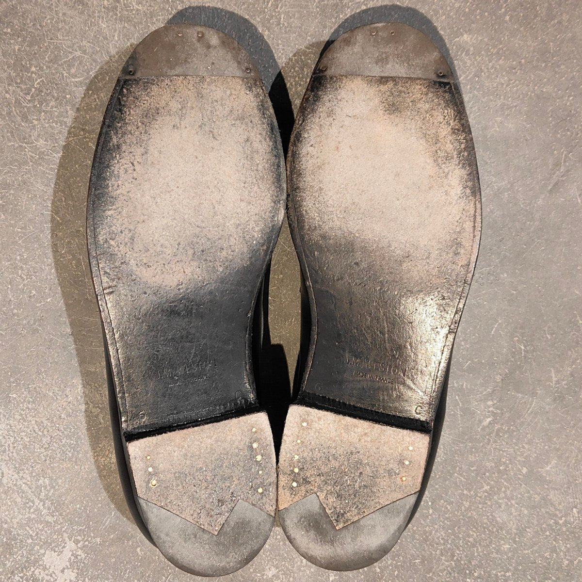 美品 【J.M.WESTON】ジェイエムウエストン 180 シグニチャーローファー ボックスカーフ ブラック サイズ UK6C 41ラスト 参考定価￥156,200-