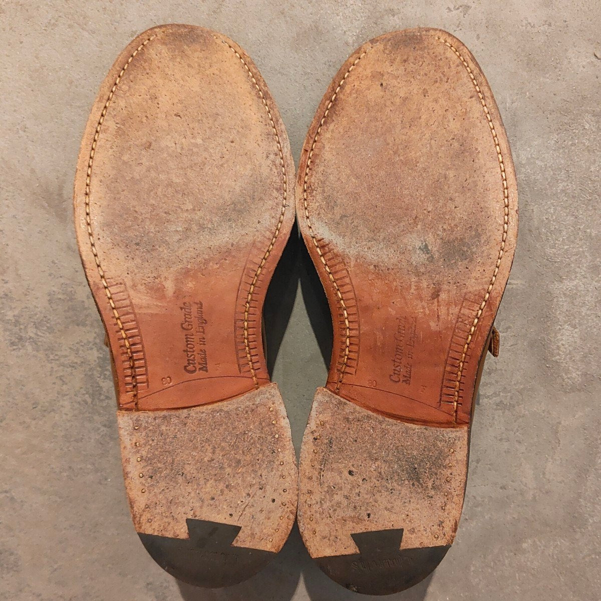 【Church´s】チャーチ ミードウェル 5都市 シングルモンク ポリッシュドバインダーカーフ サンダルウッドサイズUK80F 103ラスト