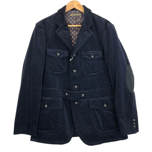 【RUGGED FACTORY】ラギッドファクトリー ノーフォーク ジャケット ブリスベン モス生地 メンズ ネイビー 7613 サイズL