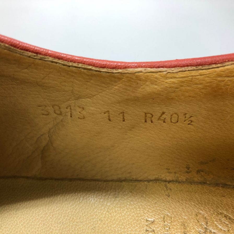 【PARABOOT】パラブーツ  ビジネスシューズ  レッド（赤） サイズ 40.5 ラスト