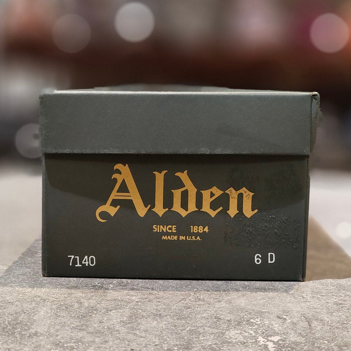 極美品【ALDEN】オールデン SHIPS別注 7140 ペニーローファ コードバン ダークバーガンディ サイズUS6D バンラスト