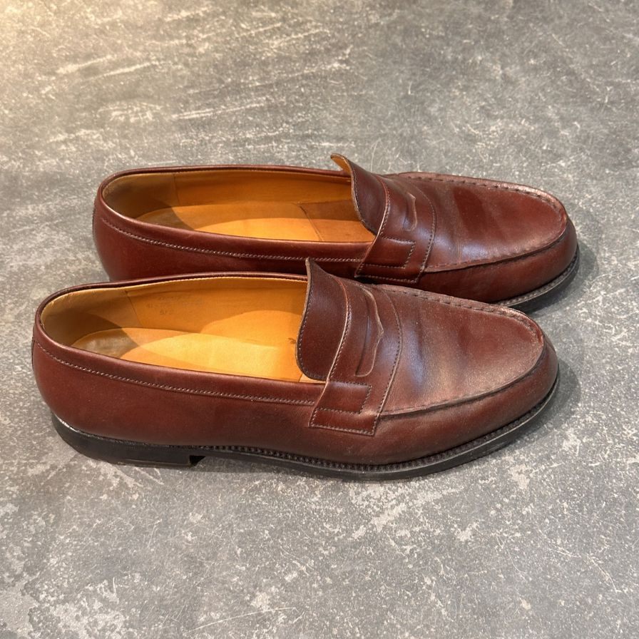 【J.M.WESTON】ジェイエムウエストン 180 ローファー カーフ ブラウン（茶系） サイズ UK5.5C ラスト