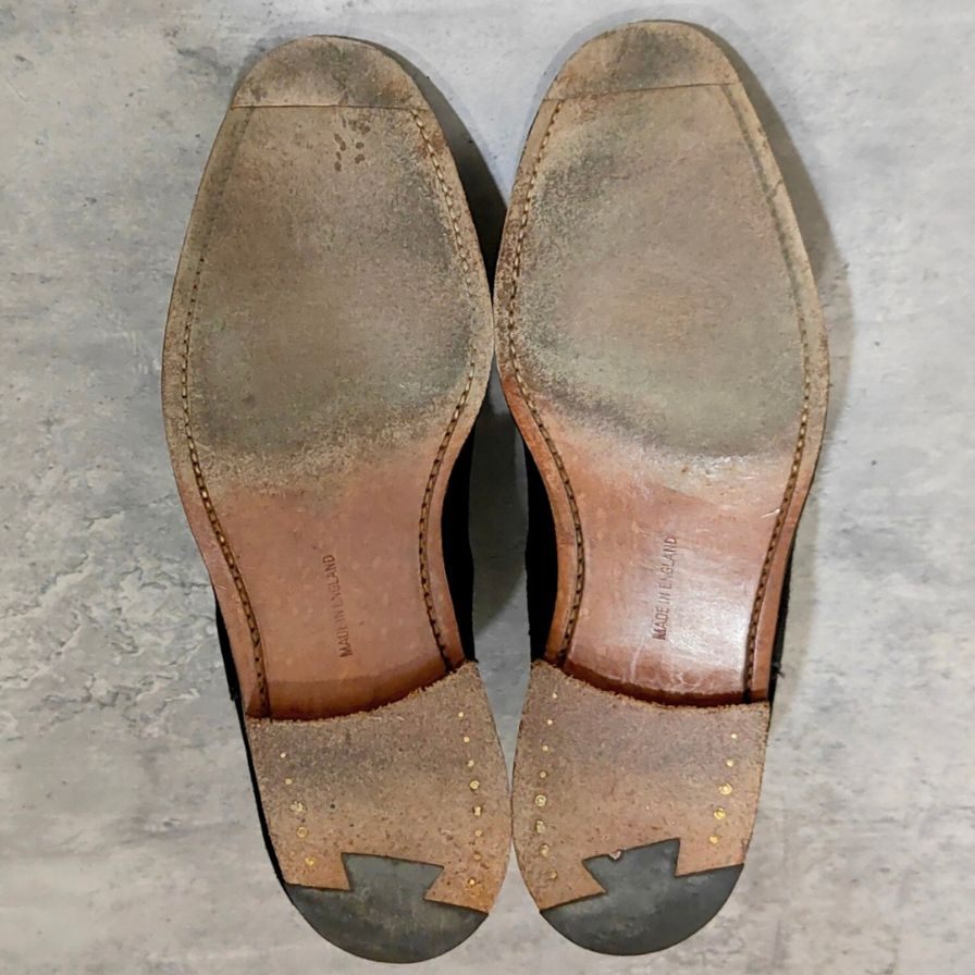 【Lloyd Footwear】ロイドフットウェア M7242BS サイドゴアブーツ スエード ブラック サイズUK7