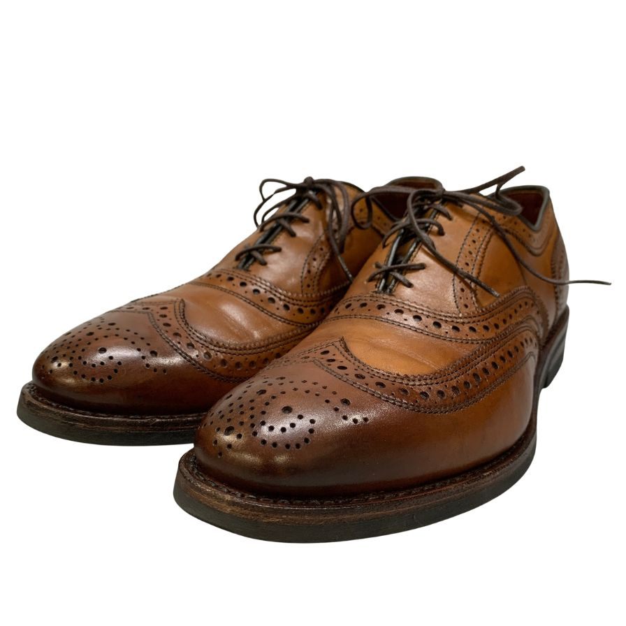 【Allen Edmonds】アレンエドモンズ レザーシューズ マカリスター ウイングチップ カーフ ブラウン サイズUS7.5 メンズ McAllister