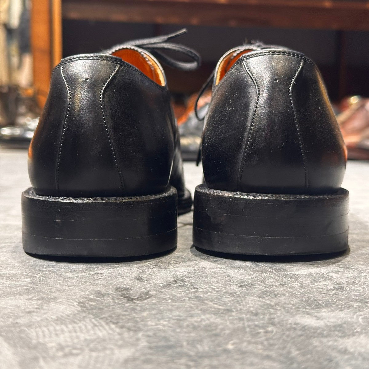 【SCOTCH GRAIN】スコッチグレイン 2416 ストレートチップ カーフ ブラック サイズ25.5EEE