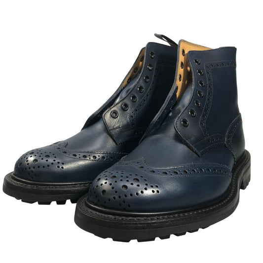 【Tricker’ｓ】トリッカーズ 944732 M2508 ブーツ レザー ネイビー（紺） サイズ 7ハーフ-5 ラスト