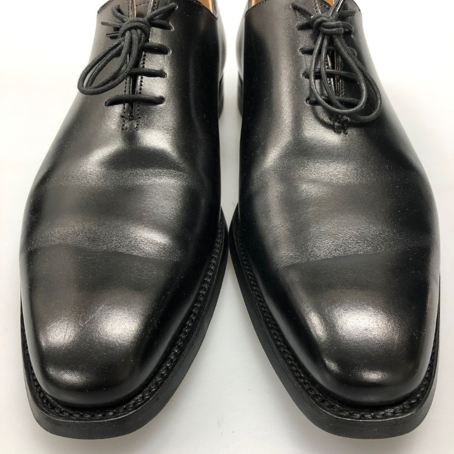 【CROCKETT&JONES】クロケット&ジョーンズ  ビジネスシューズ プレーントゥ ブラック（黒） サイズ 8 ラスト