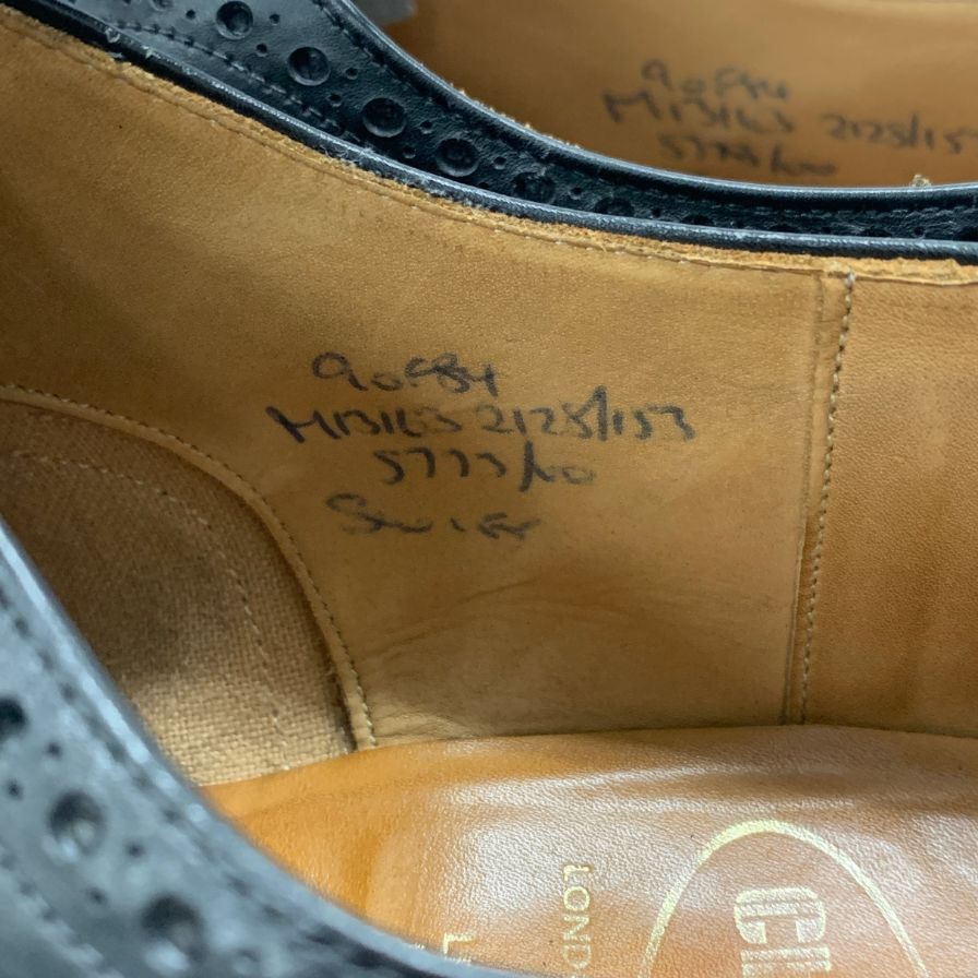 【Church's】チャーチ  ビジネスシューズ カーフ ブラック（黒） サイズ 90F ラスト