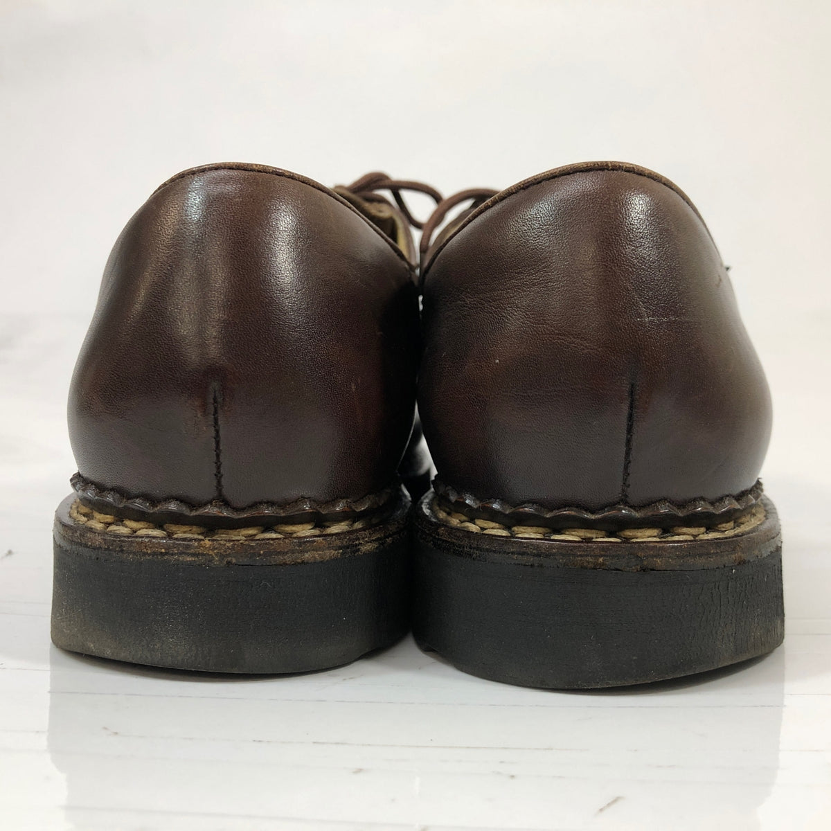 【PARABOOT】パラブーツ ミカエル カーフレザー チロリアンシューズ メンズ サイズ40 ブラウン
