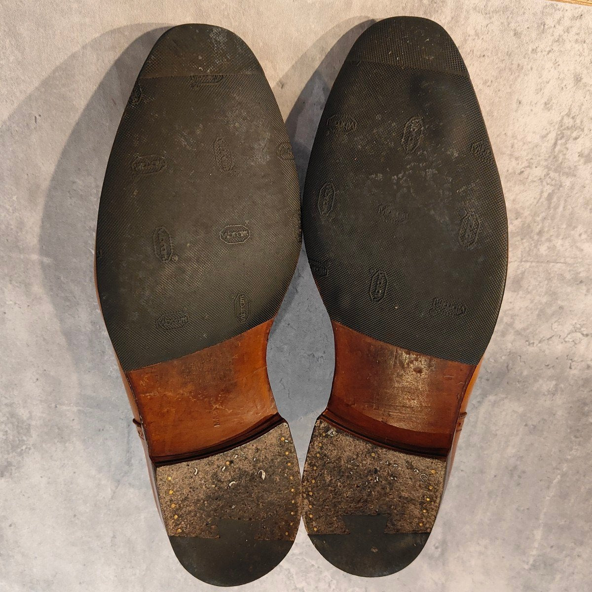 極美品【Tricker’s】トリッカーズ ベルグレイブ アデレード カーフ ブラウン サイズUK8