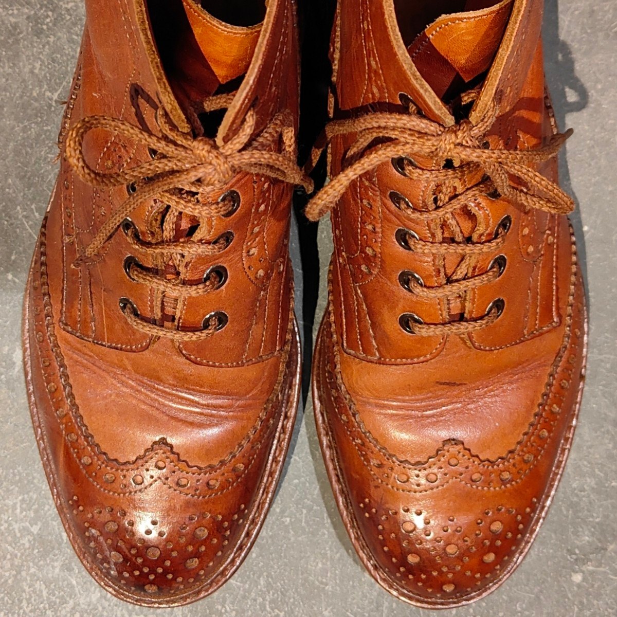Tricker's】トリッカーズ SHIPS別注 2508 ウィングチップ カントリー