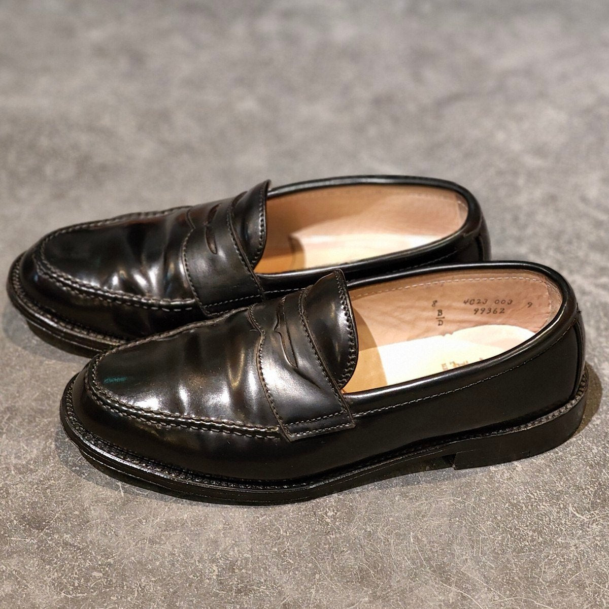 ALDEN オールデン ローファー 99362 8 1/2 コードバン 極美品【ALDEN】オールデン 99362 ペニーローファ コードバン ブラック