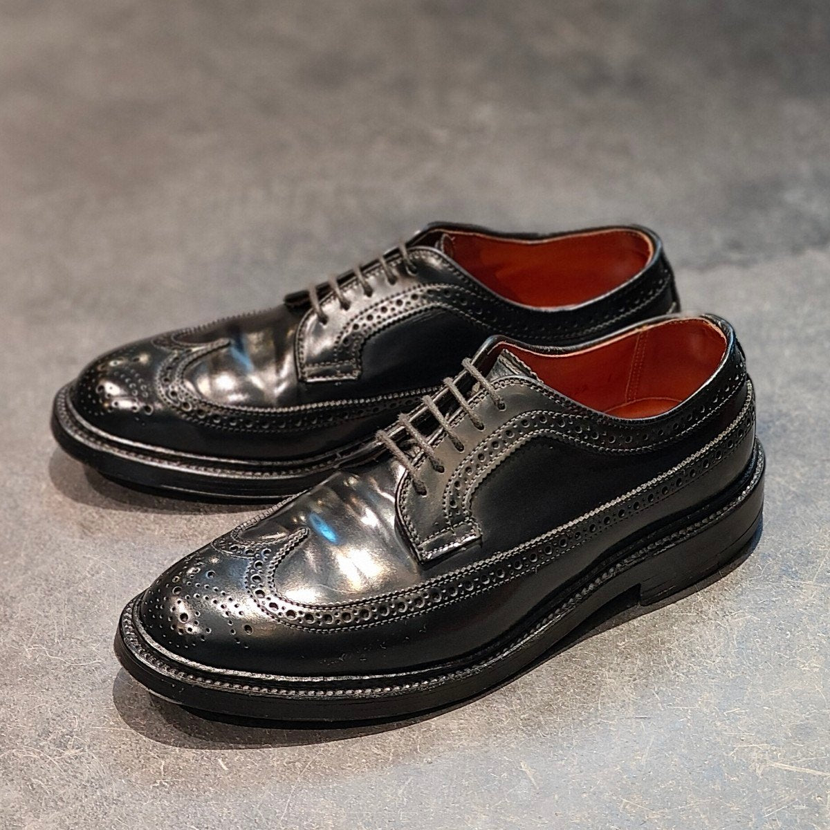 極美品【ALDEN】オールデン 9751 LWB コードバン ブラック サイズ US6.5D バリーラスト 参考定価￥214,500-
