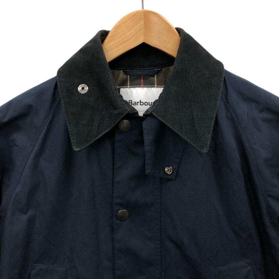 【Barbour】バブアー ビデイルジャケット ノンワックス ネイビー ポリエステル×コットン  サイズ36