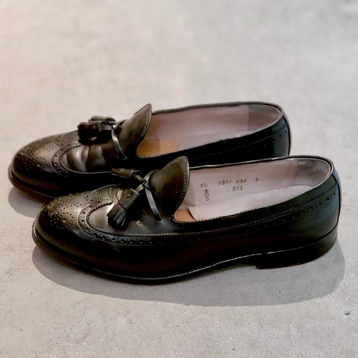 【ALDEN】オールデン 551 タッセルローファー  ロングウィング カーフ ブラック サイズUS9.5D アバディーンラストラスト