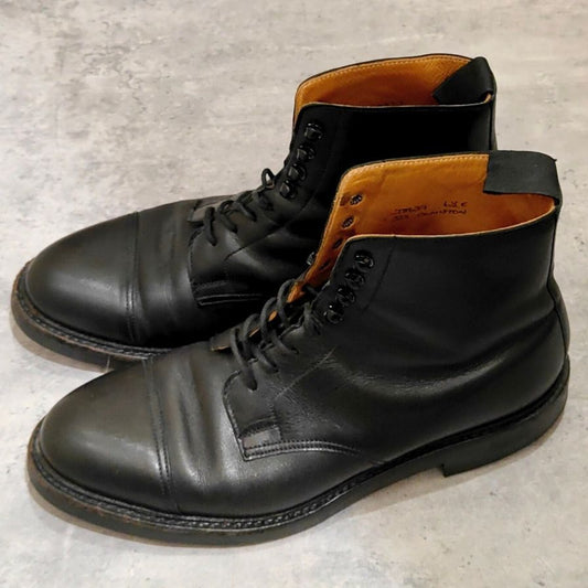 【CROCKETT&JONES】クロケット＆ジョーンズ コニストン キャップトゥ カーフ ブラック サイズUK6.5E