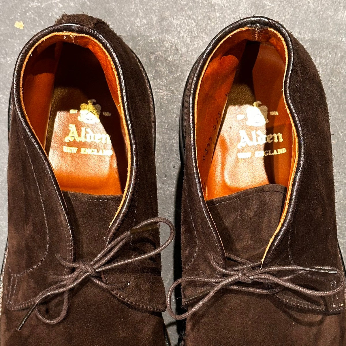 使用数回【ALDEN】オールデン 1479 チャッカブーツ バリーラスト ブラウン サイズ7.5 バリーラスト