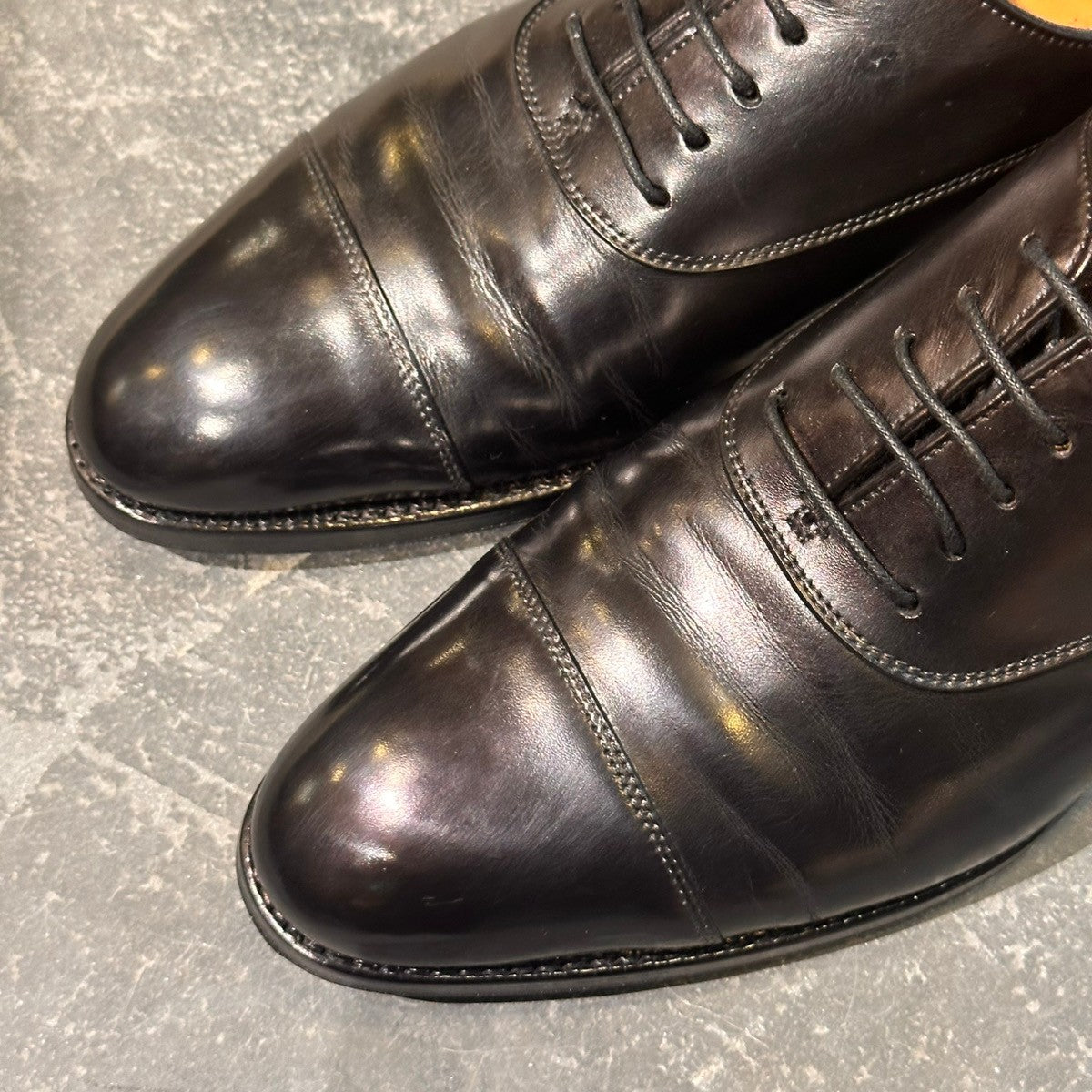【JOHN LOBB】ジョンロブ スタッフォード ストレートチップ カーフ ブラック サイズUK6D 7000ラスト