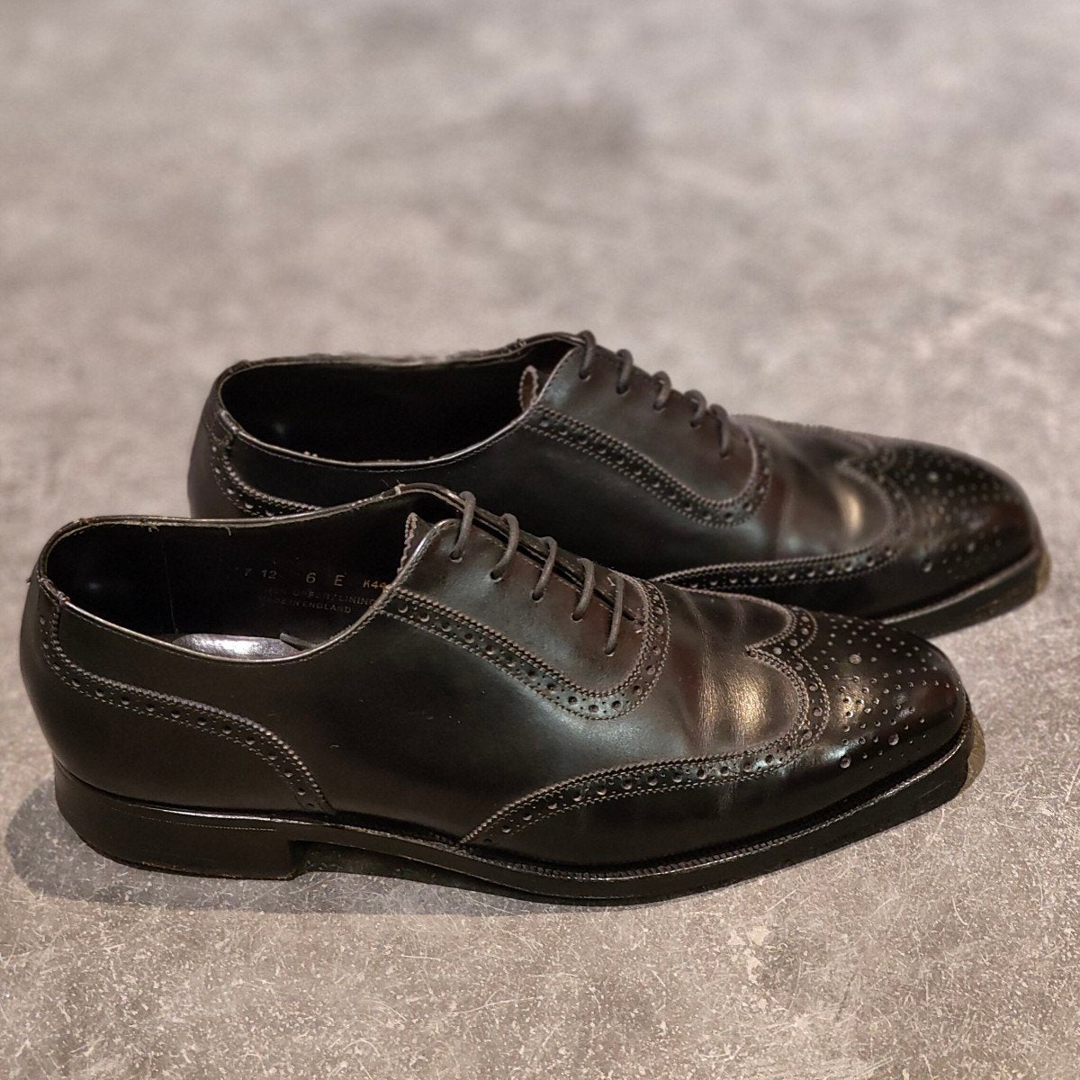 美品【GEORGE CLEVERLEY】ジョージクレバリー 8427-12 ウイングチップ