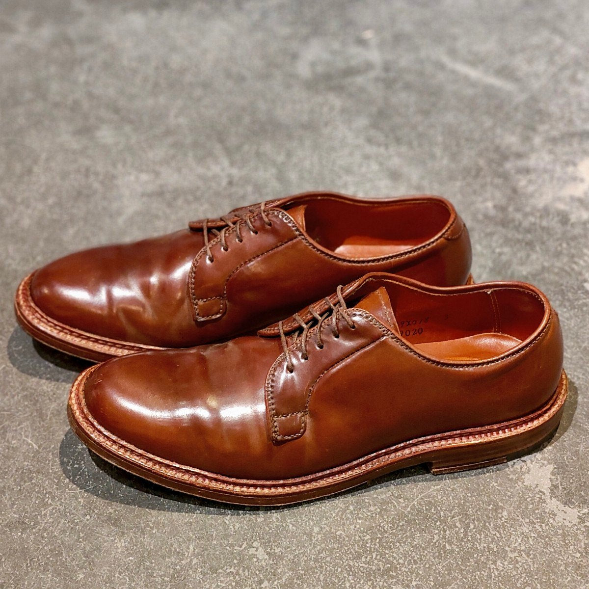 希少 美品【ALDEN】オールデン 99020 プレーントゥ コードバン ラベロ サイズ US7D バリーラスト