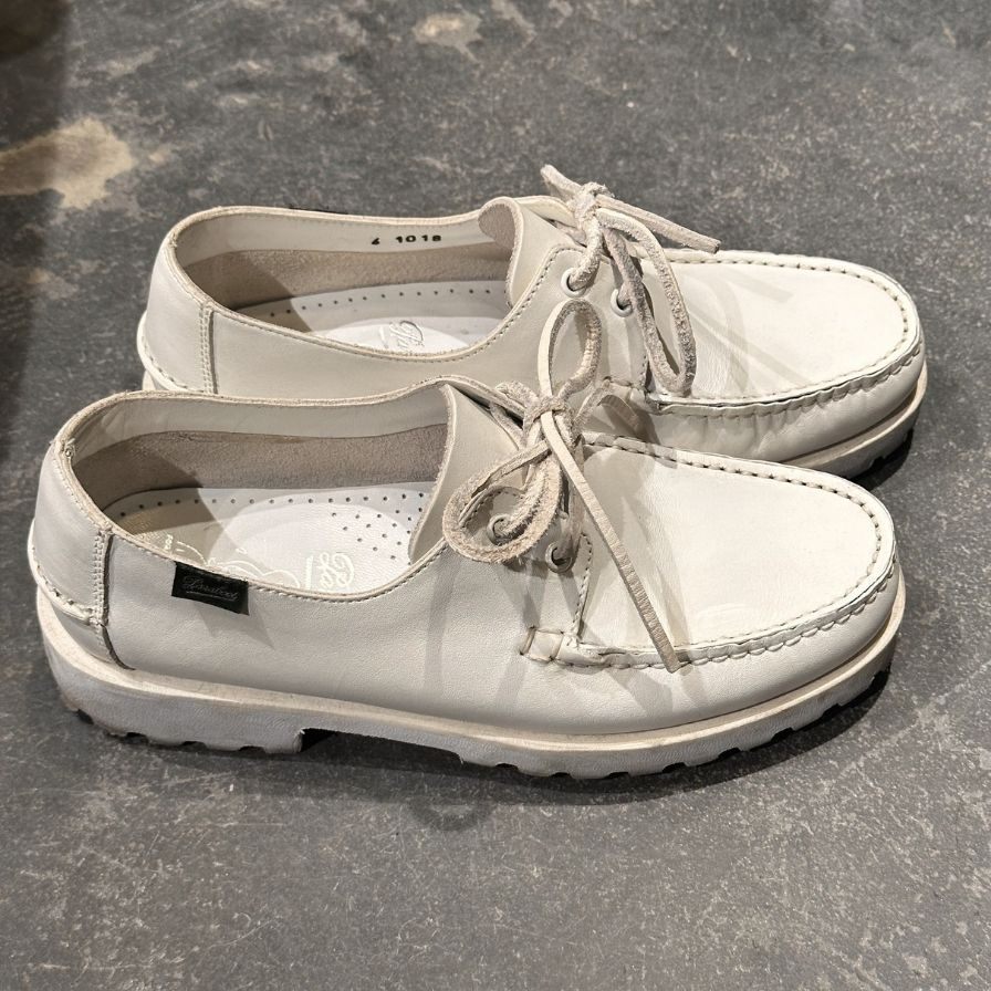 PARABOOT】パラブーツ デッキシューズ カーフ ホワイト（白） サイズ