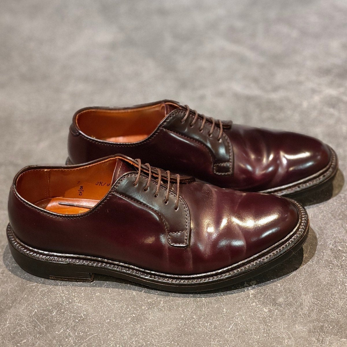 極美品【ALDEN】オールデン 990 プレーントゥ コードバン ダーク