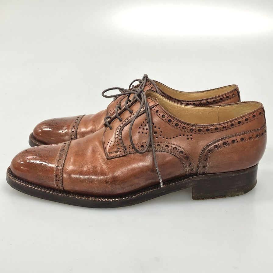 【Silvano Lattanzi】シルヴァノ ラッタンジ  ビジネスシューズ カーフ ブラウン（茶系） サイズ UK7 ラスト