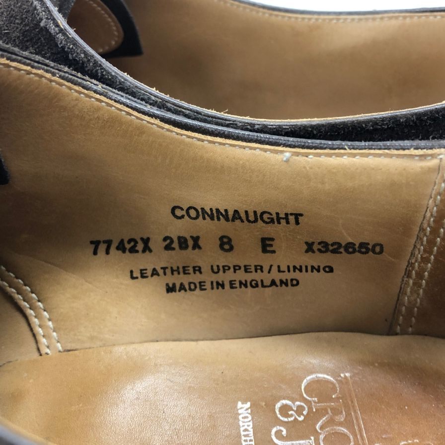 【CROCKETT＆JONES】CROCKETT＆JONES  スエードシューズ スエード ブラウン（茶系） サイズ 8 ラスト