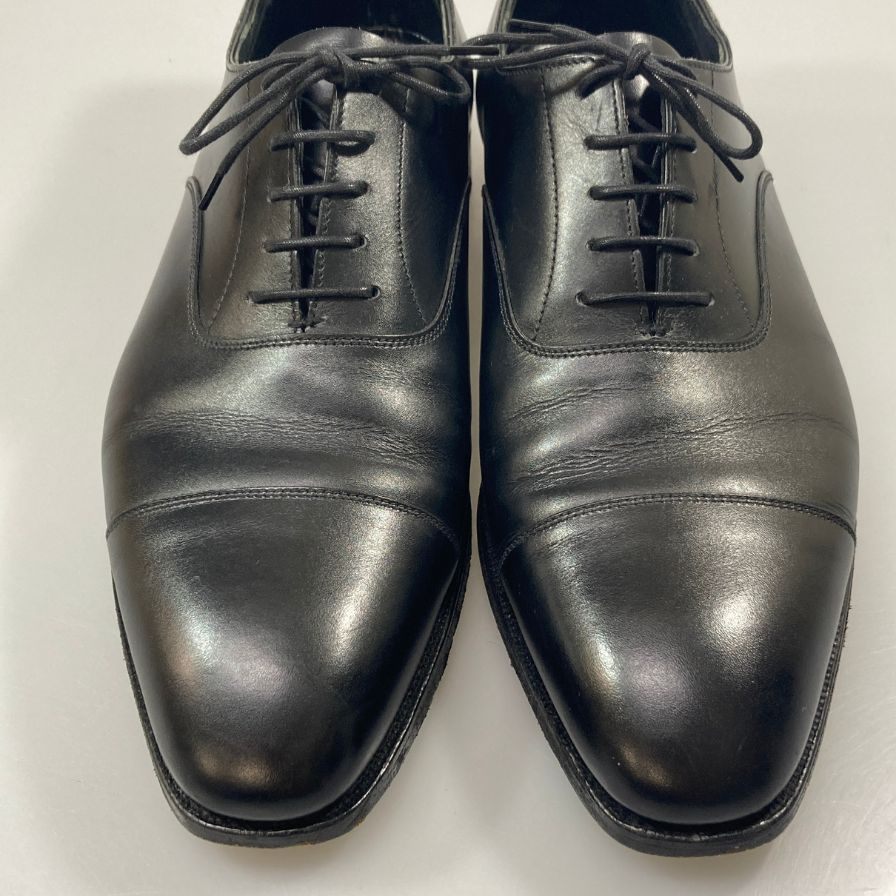 【CROCKETT&JONES】クロケット＆ジョーンズ オードリー ストレートチップ ブラック サイズUK8.5E
