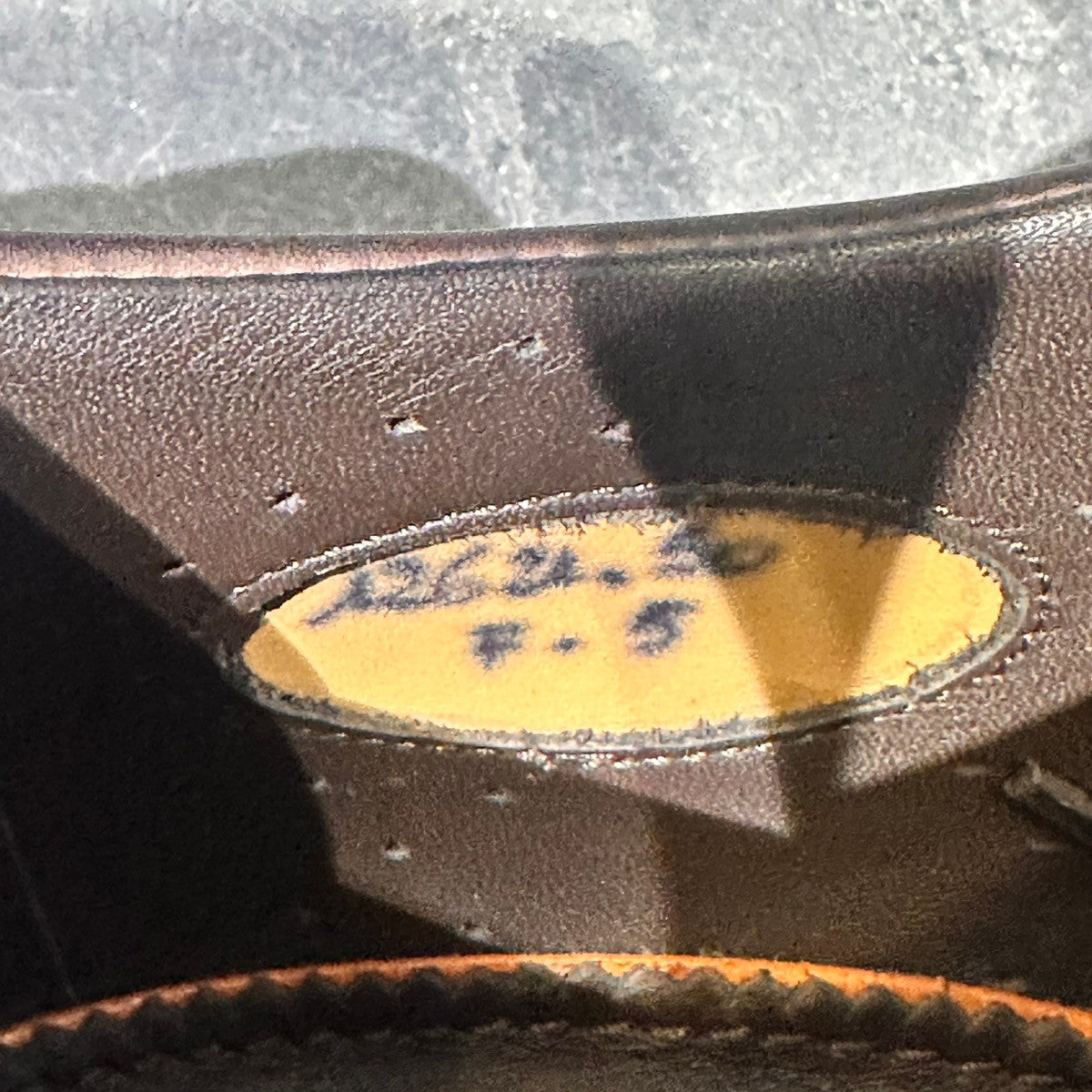 試着程度【Santoni】サントーニ 2624 ストレートチップ カーフ ダークブラウン サイズUK5