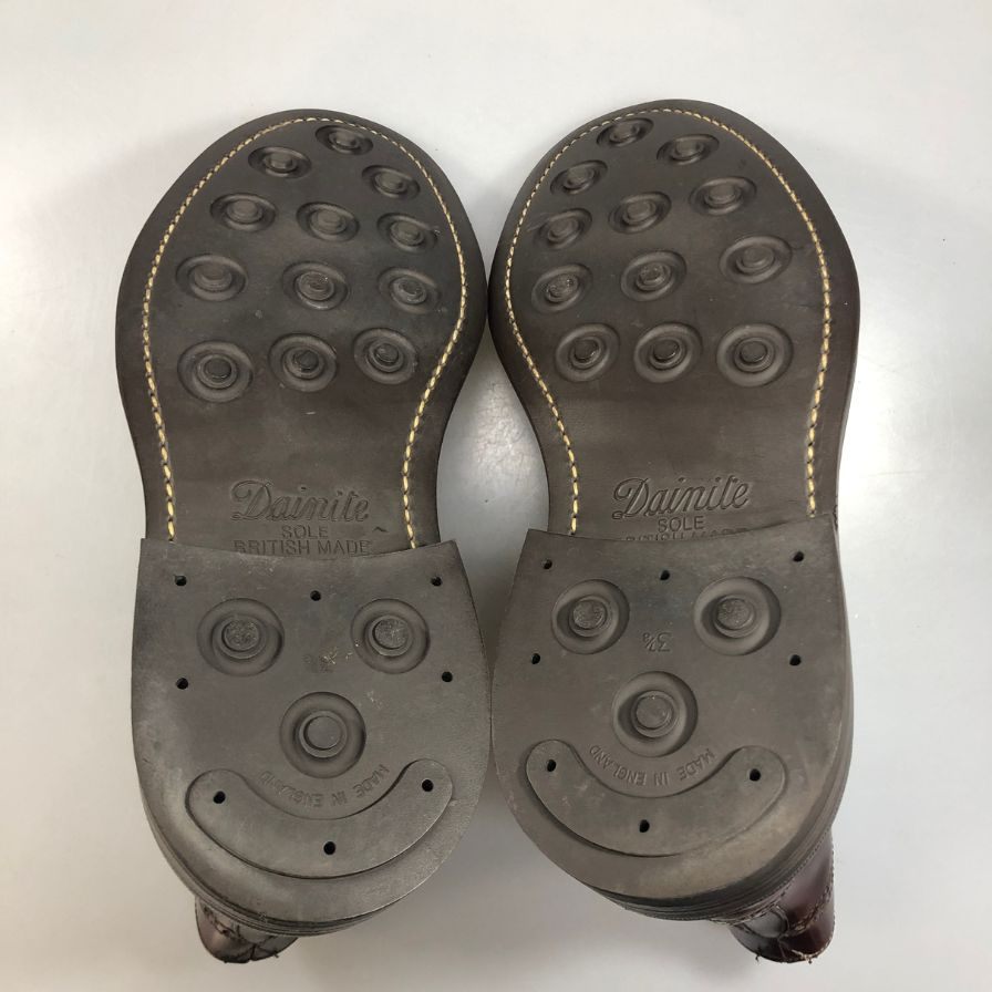 【Tricker's】トリッカーズ カントリーブーツ モールトン ウイングチップ 939853 M2508 ボルドー メンズ UK7ハーフ-5