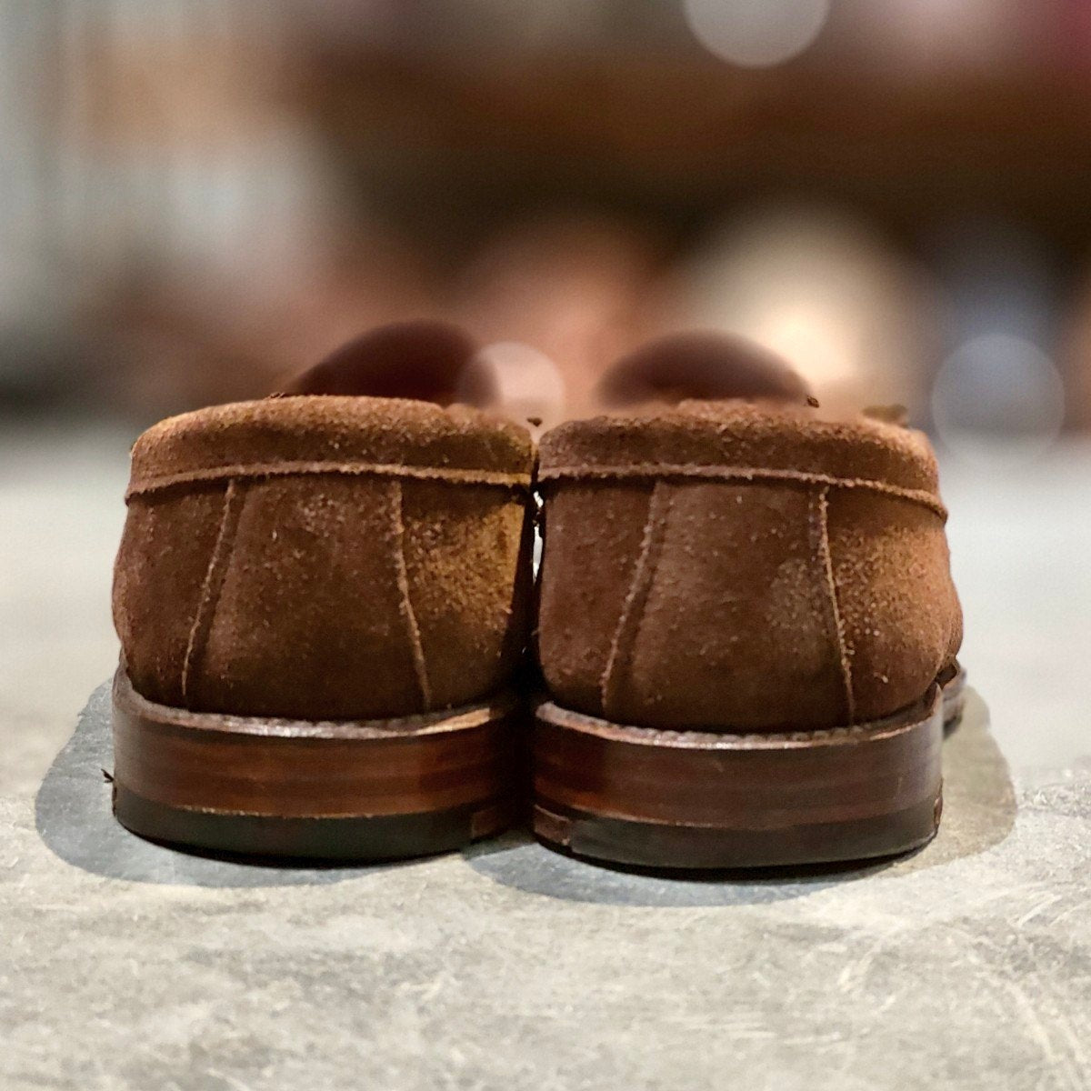 極美品 【ALDEN】オールデン 62457 ペニーローファー スエード