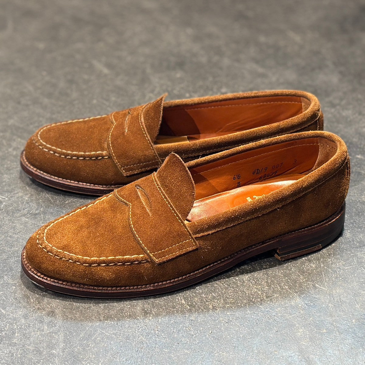 9.5 district オールデン alden タッセル タバコスエード メンズ