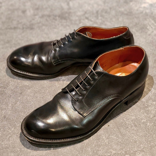 極美品【ALDEN】オールデン アナトミカ別注 5379 プレーントゥ モディファイドラスト ブラック カーフ サイズUS7D モディファイドラスト