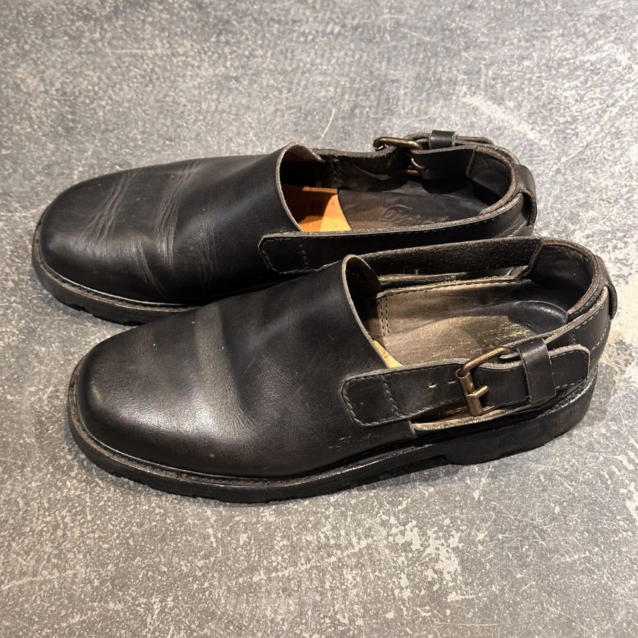 【Paraboot】パラブーツ バックストラップサンダル ブラック メンズ サイズ5