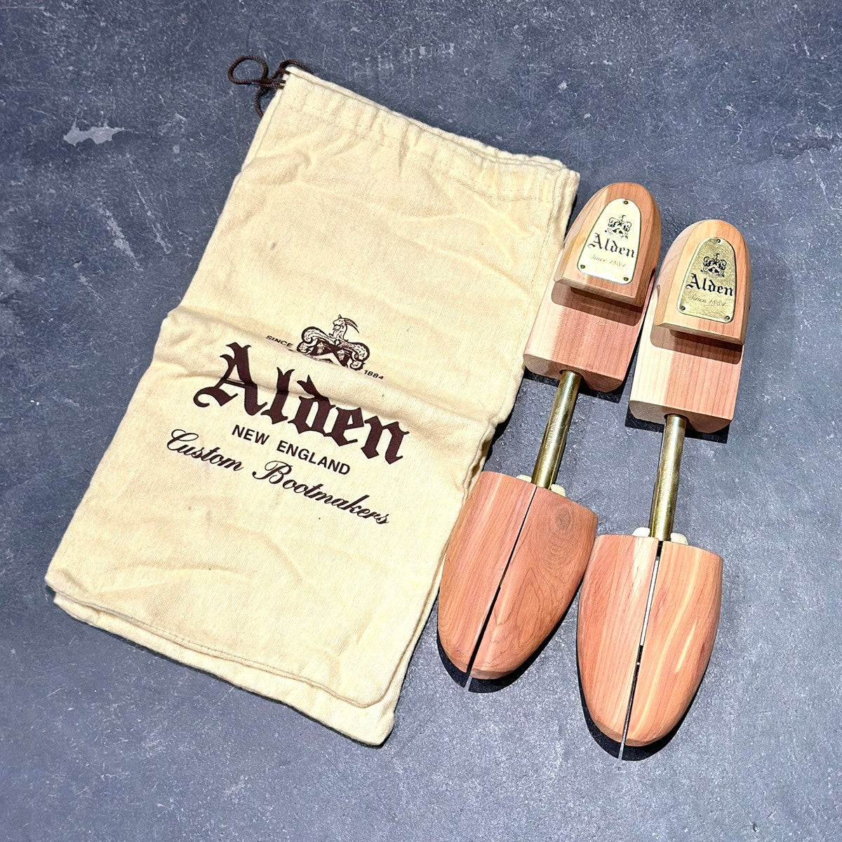 希少【ALDEN】オールデン 97873 ウィングチップ SHIPS別注 カーフ ブラウン サイズUS8 バリーラスト