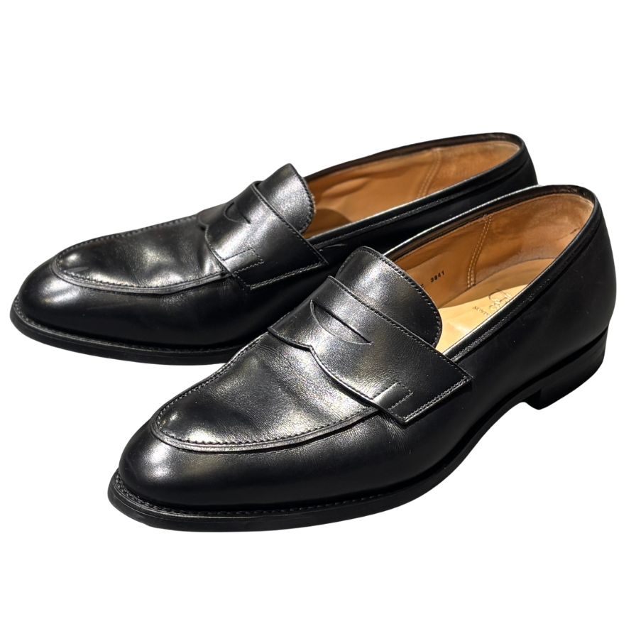 【CROCKETT&JONES】クロケット&ジョーンズ 6414 ローファー  ブラック（黒） サイズ UK9E ラスト