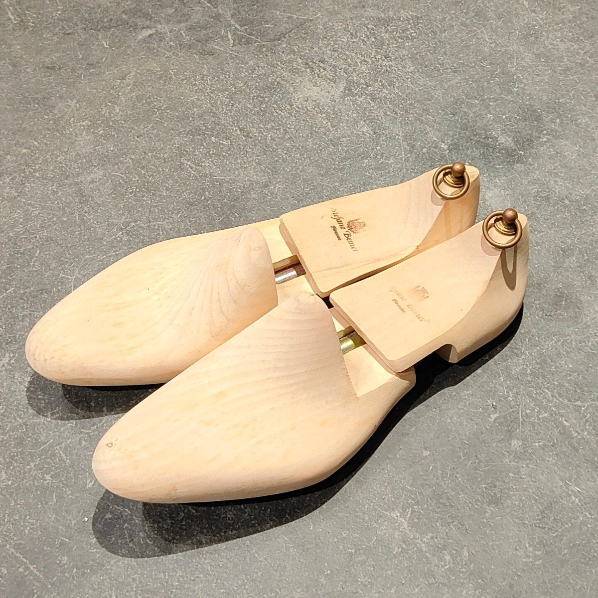 希少 美品【Stefano Bemer】ステファノベーメル シングルモンク グレインレザー ボルドー サイズ 40