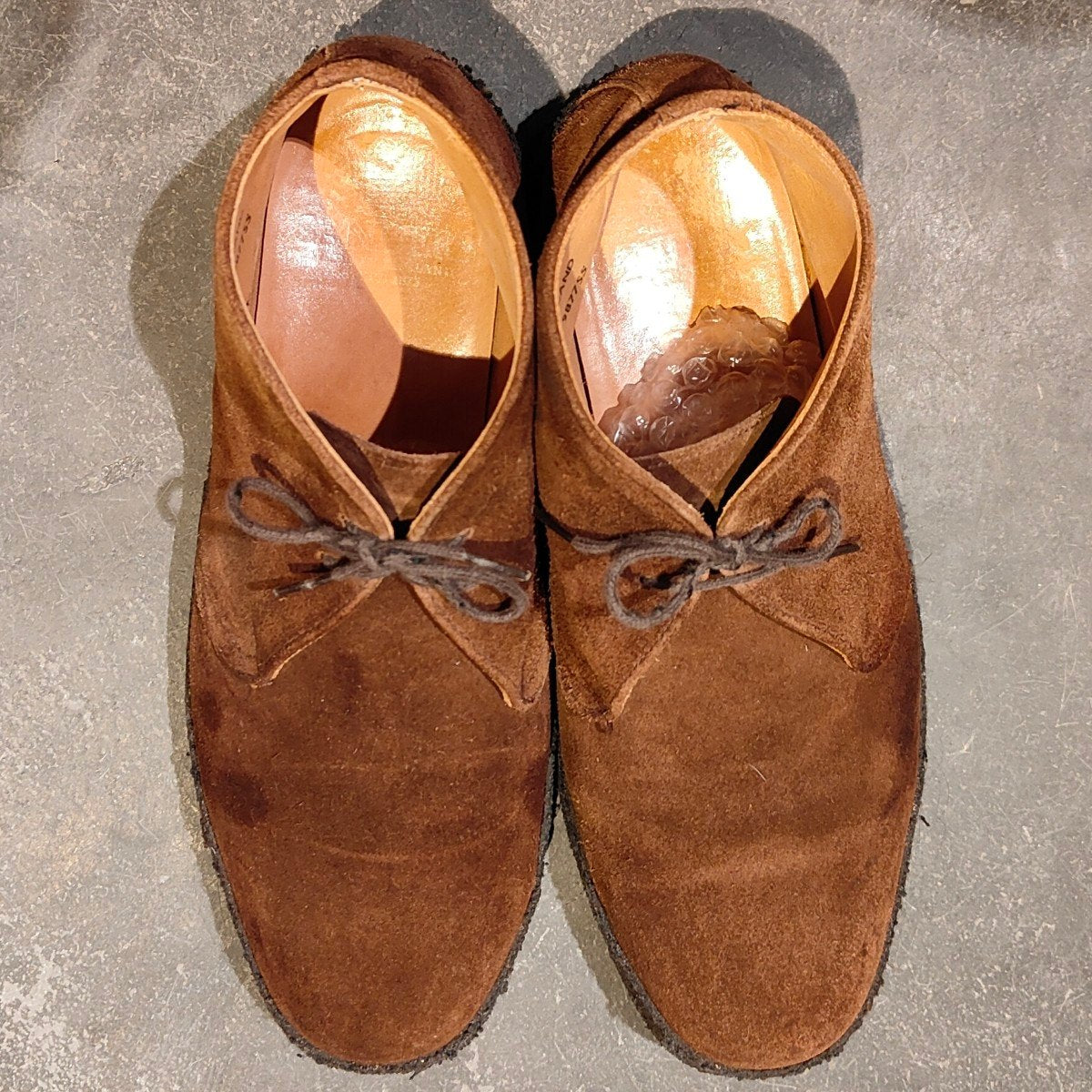 【SANDERS】サンダース ブリュット チャッカブーツ 9877SS  スエード ブラウン サイズUK8