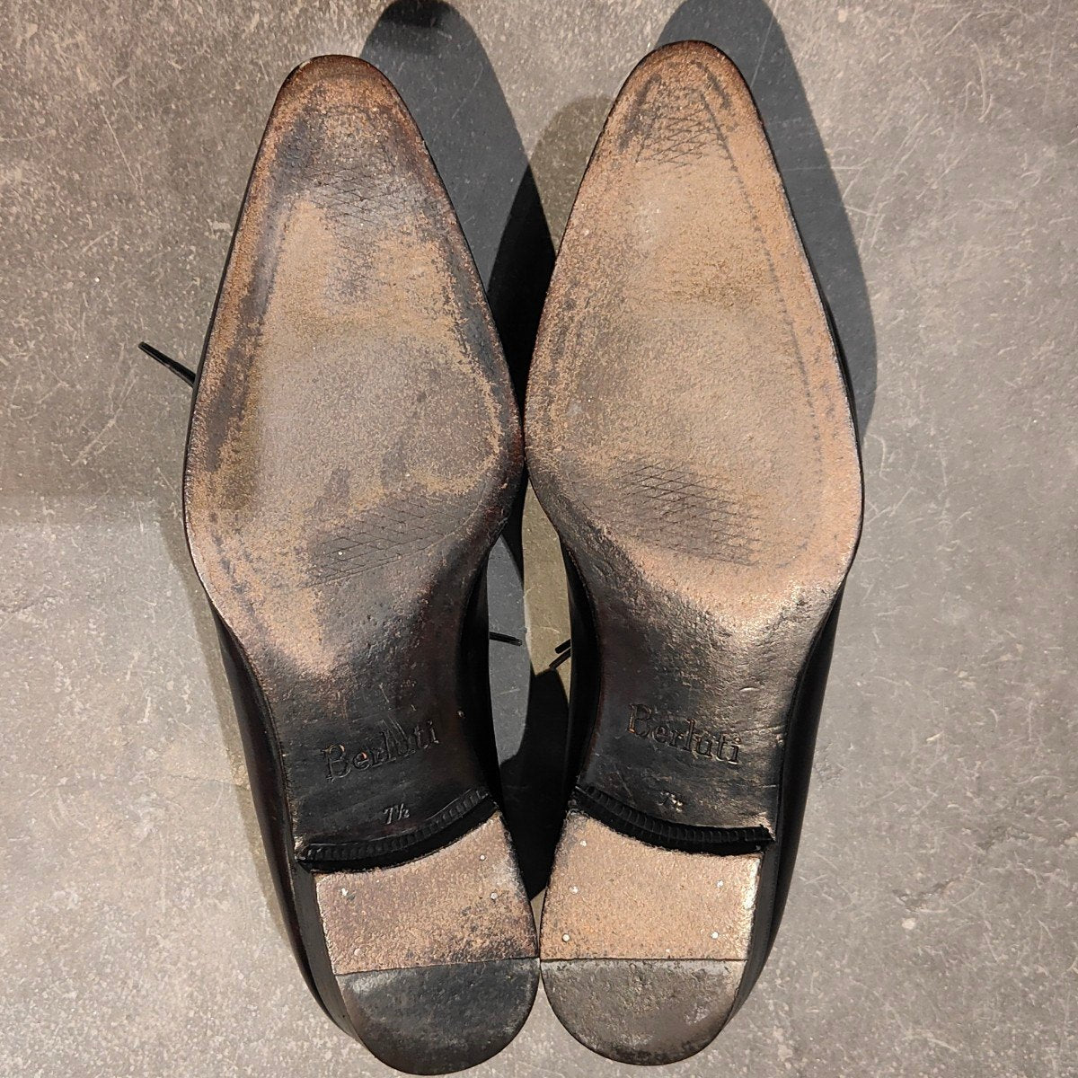 Berluti】ベルルッティ 0650 ホールカット カーフ ブルーパティーヌ