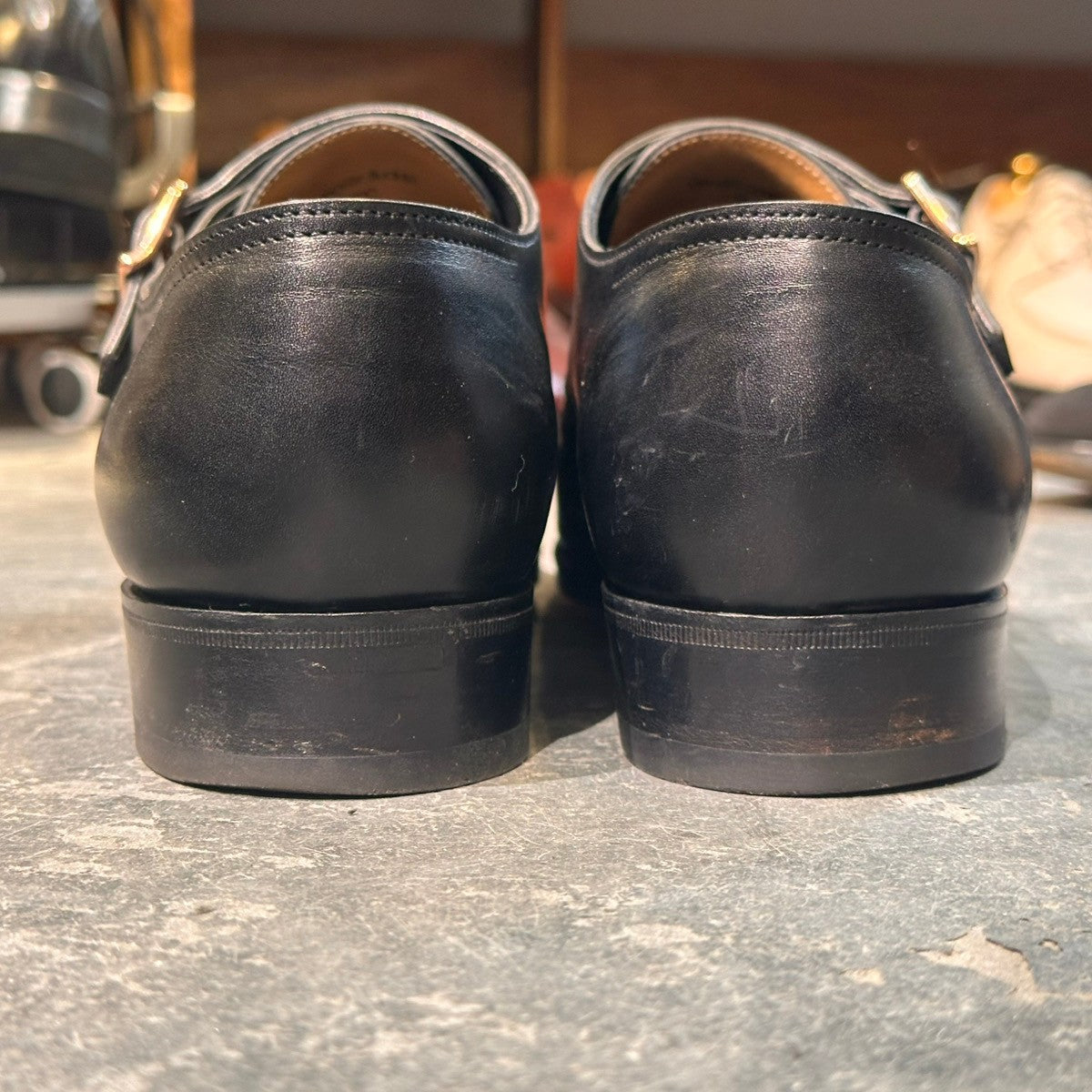 希少【JOHN LOBB】ジョンロブ フィリップ2 ダブルモンク ダブル