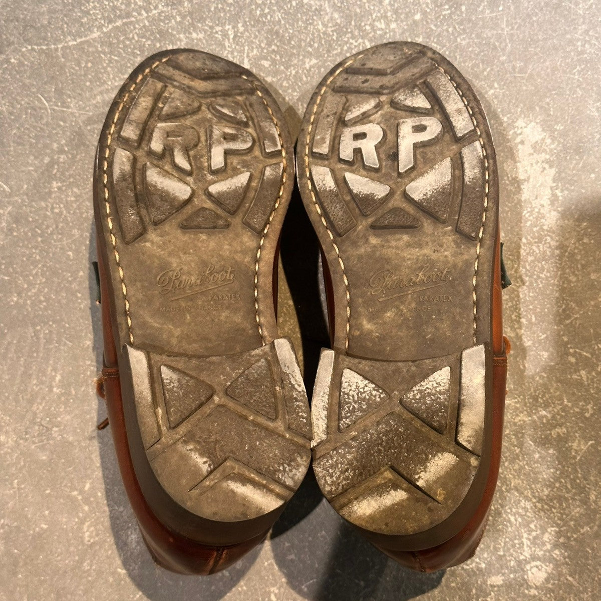 希少【PARABOOT】パラブーツ シャンボード Uチップ デカタグ カーフ