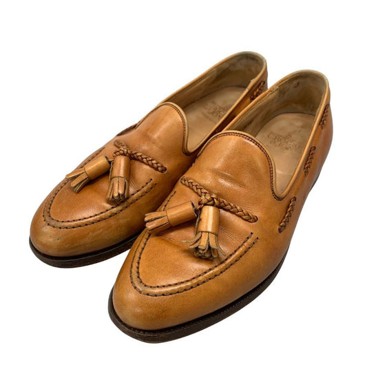 【CROCKETT&JONES】クロケット&ジョーンズ  ローファー カーフ ブラウン（茶系） サイズ UK7E ラスト