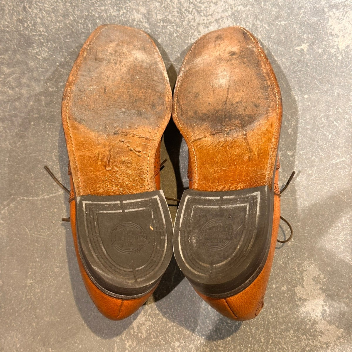 【FLORSHEIM】フローシャイム  ウイングチップ グレインレザー ブラウン サイズUS6.5E