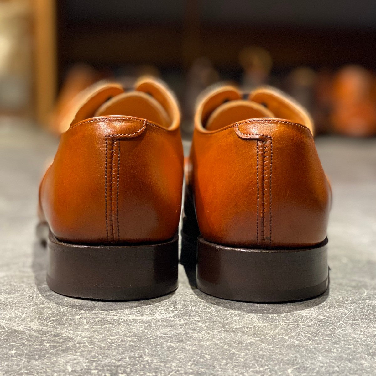 美品【Tricker's】トリッカーズ リージェント 6140 ストレートチップ カーフ ブラウン サイズUK7.5 参考定価￥110,000-