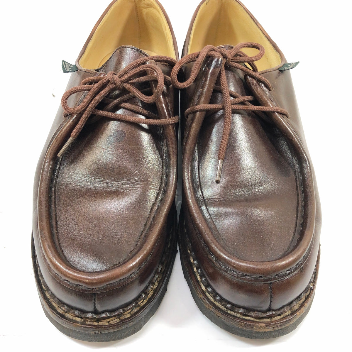 【PARABOOT】パラブーツ ミカエル カーフレザー チロリアンシューズ メンズ サイズ40 ブラウン