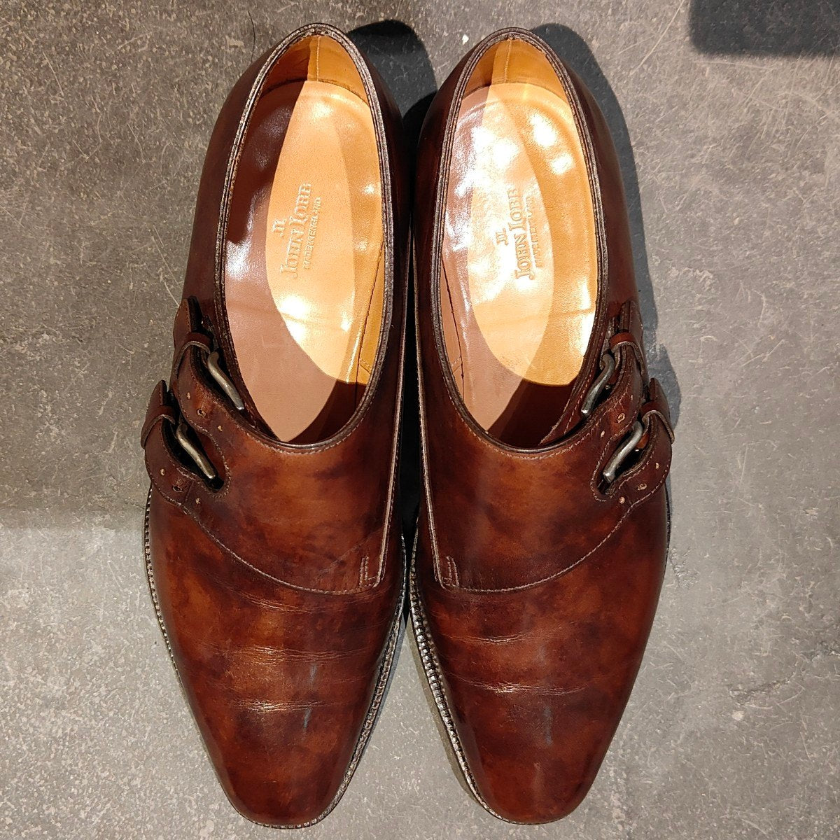 JOHN LOBB】ジョンロブ チャペル ダブルモンク ミュージアムカーフ